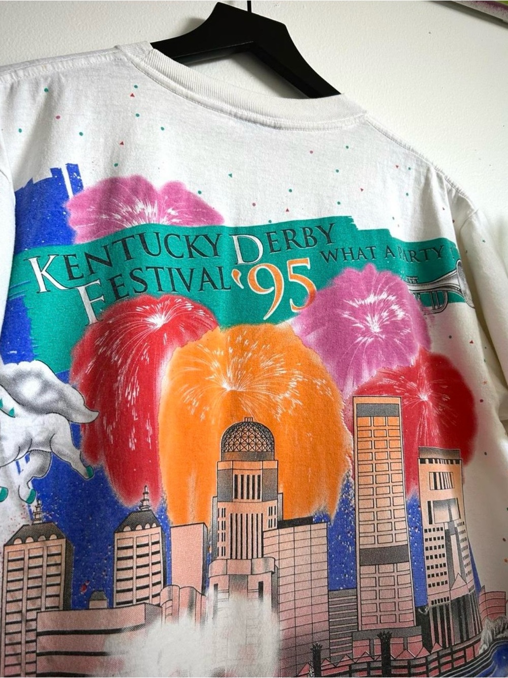 Vintage 1995 Kentucky Derby AOP Tee - Picture 4 of 8